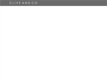 Tablet Screenshot of cliveandco.com